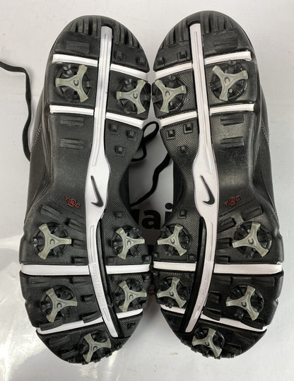 F484 Nike Air Golf Shoes In Black US 8W UK7 EUR41 In Good Condition