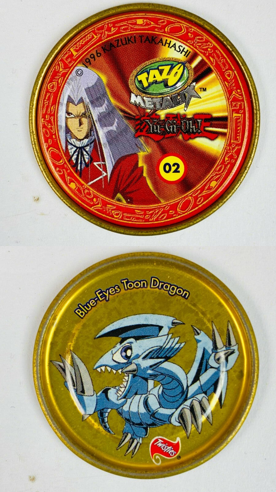 Yu Gi Oh Yugioh Tazo Metalix Metallics 1996 Multiple Options Available