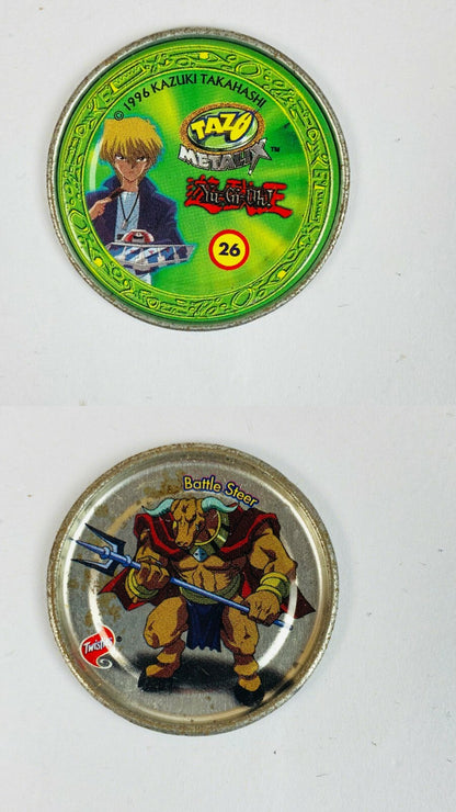 Yu Gi Oh Yugioh Tazo Metalix Metallics 1996 Multiple Options Available