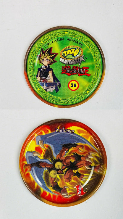 Yu Gi Oh Yugioh Tazo Metalix Metallics 1996 Multiple Options Available