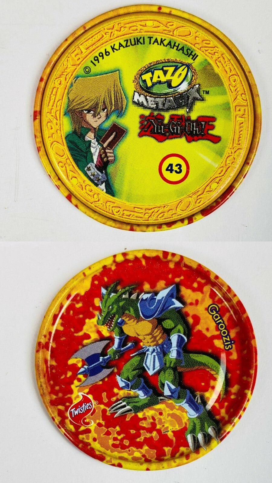 Yu Gi Oh Yugioh Tazo Metalix Metallics 1996 Multiple Options Available