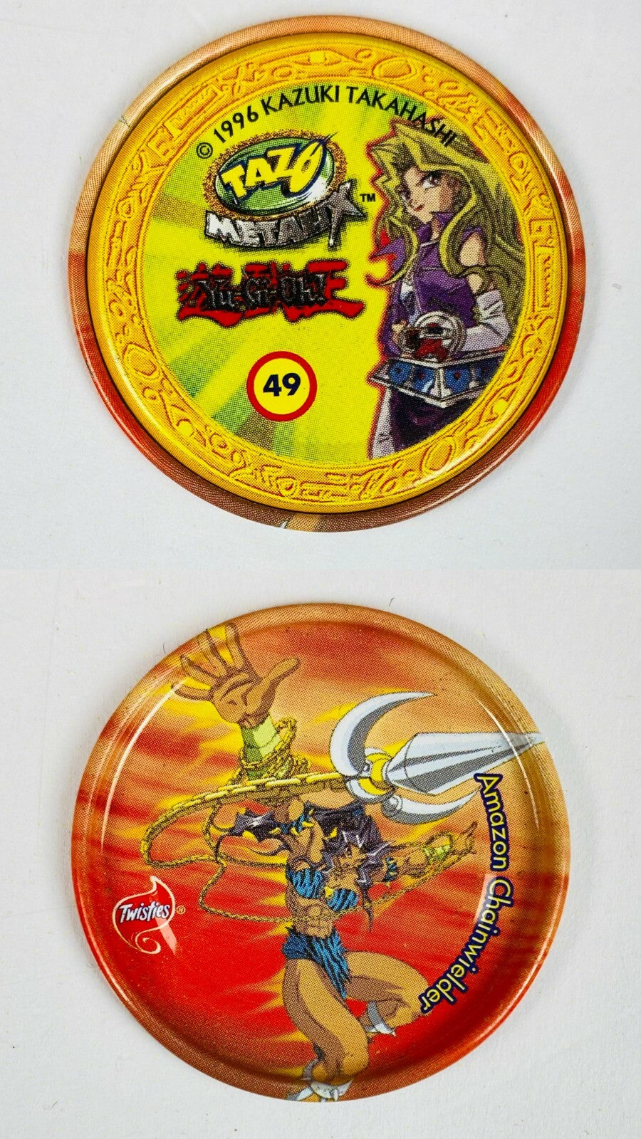 Yu Gi Oh Yugioh Tazo Metalix Metallics 1996 Multiple Options Available