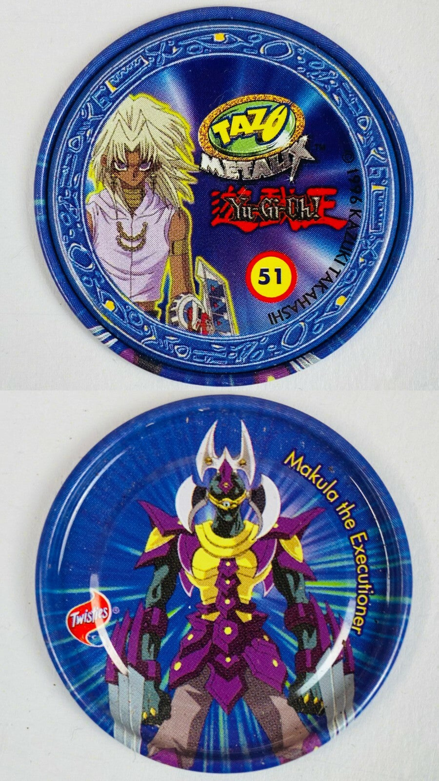 Yu Gi Oh Yugioh Tazo Metalix Metallics 1996 Multiple Options Available