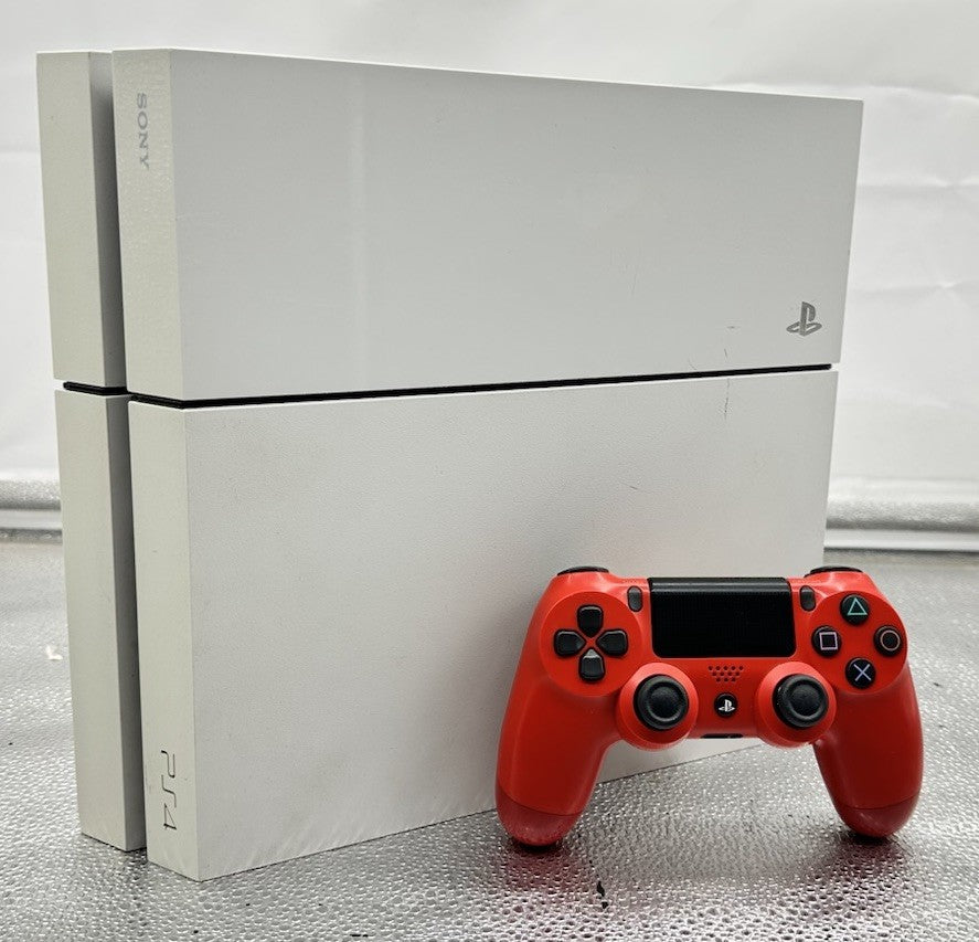 Sony PlayStation Four PS4 White Console CUH-1102A 500GB In Good Condition 10113