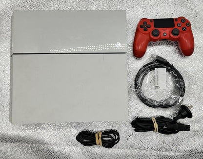 Sony PlayStation Four PS4 White Console CUH-1102A 500GB In Good Condition 10113