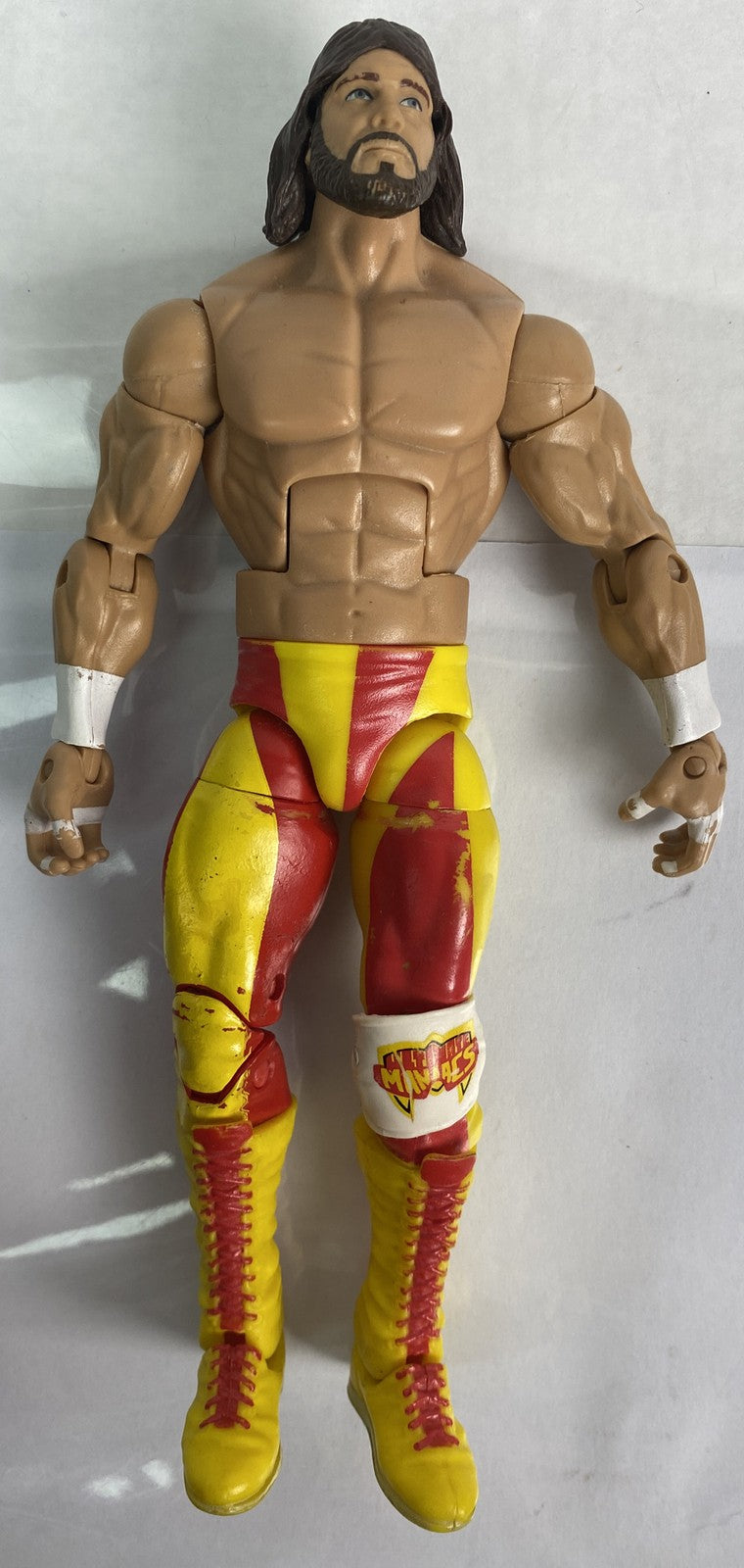Macho Man Randy Savage Ultimate Maniacs WWE Mattel Elite Action In OK Condition
