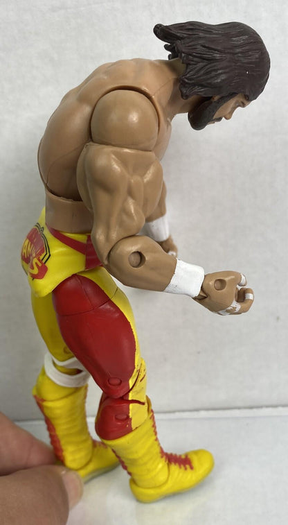 Macho Man Randy Savage Ultimate Maniacs WWE Mattel Elite Action In OK Condition