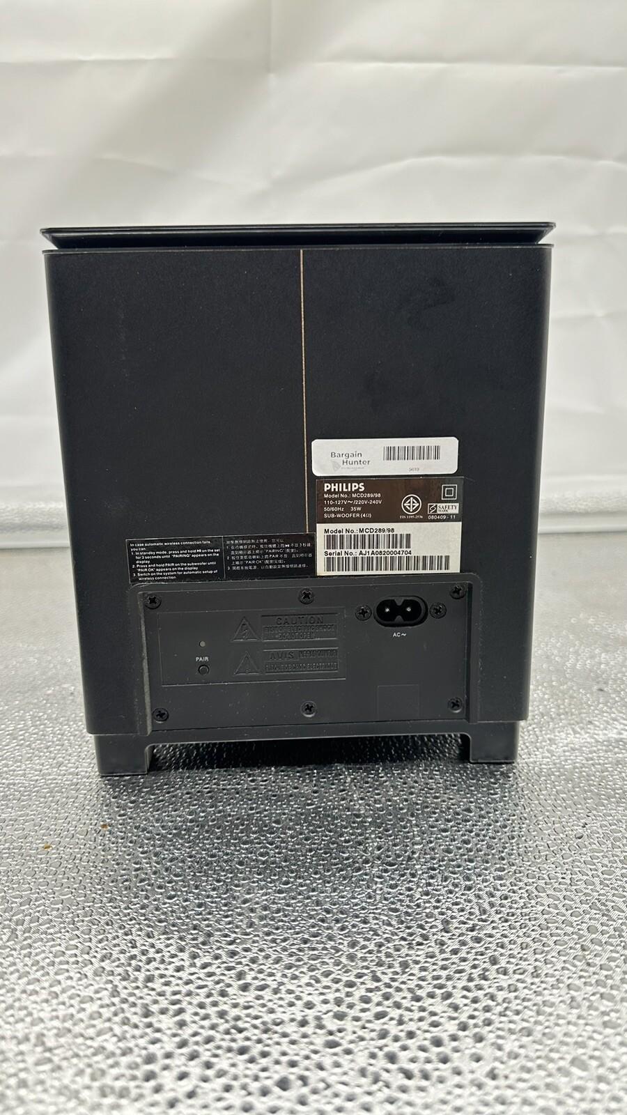 Philips MCD289/98 Home Cinema Theatre Subwoofer In Good Condition 5619