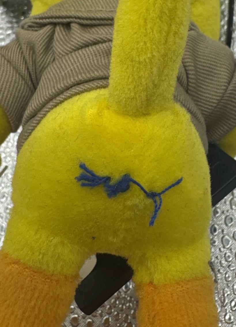 Tweety Bird Looney Tunes Directors Chair Soft Toy Plush Missing Chair 9582