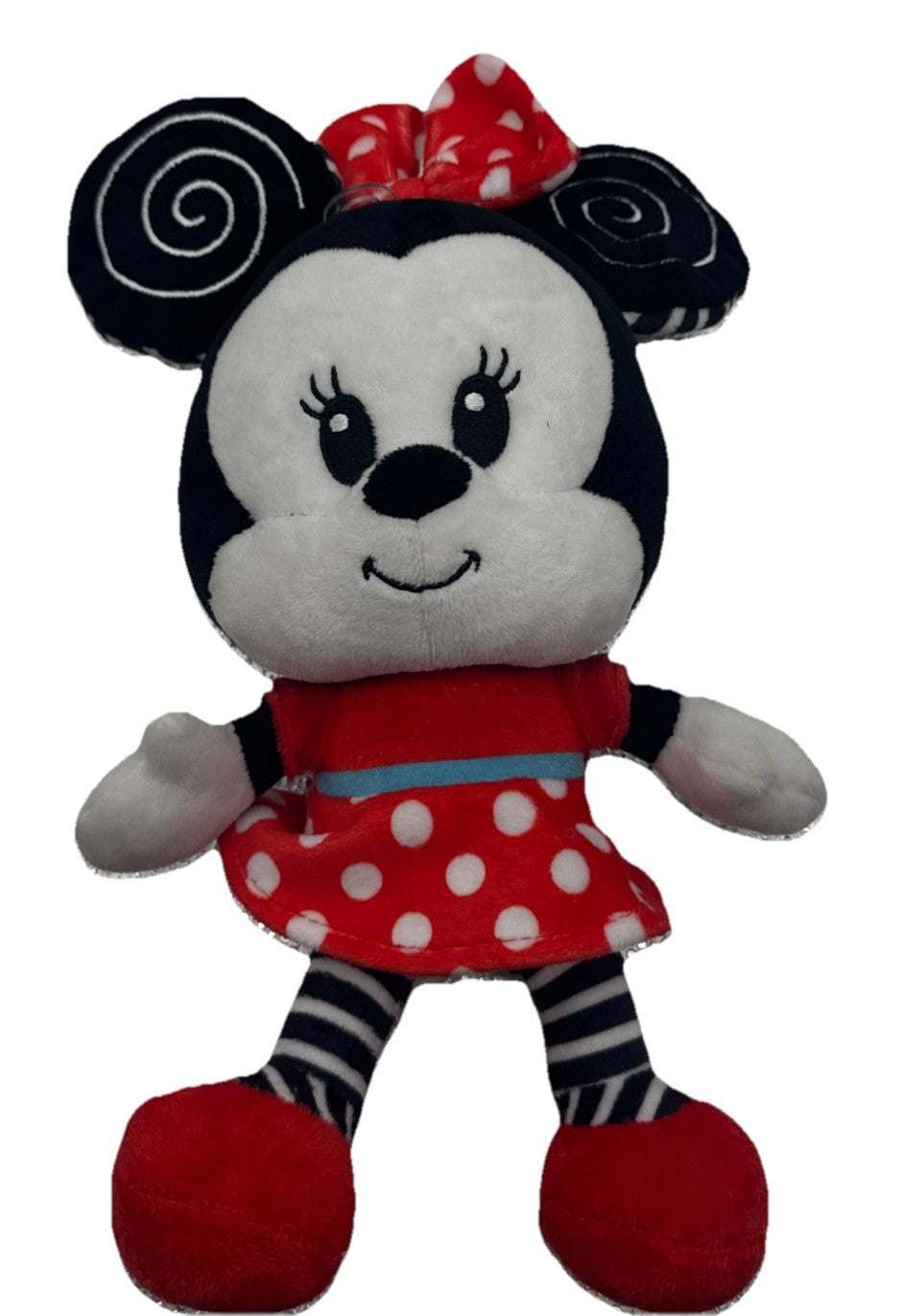 Disney Minnie Mouse Crinkle Baby-safe Embroidered Plush Toy 28cm Ages 0+ (9803)
