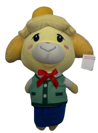 Animal Crossing Nintendo New Leaf Isabelle Shizue Plush Soft Toy 24cm In GC 9804