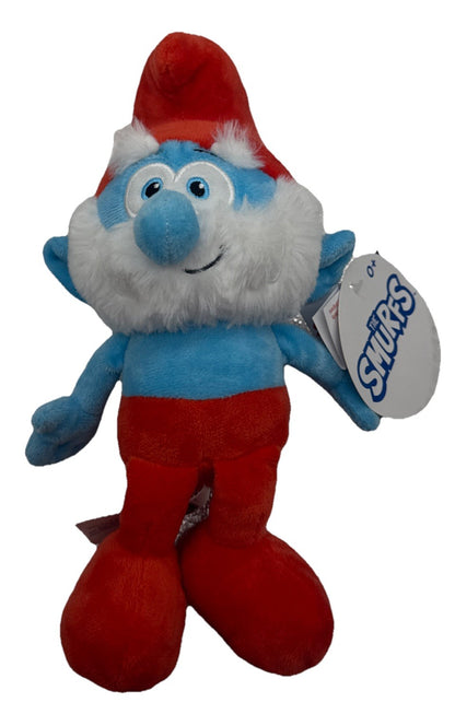 The Smurfs Papa Smurf Plush Toy 24cm 2025 In Good Condition 9584