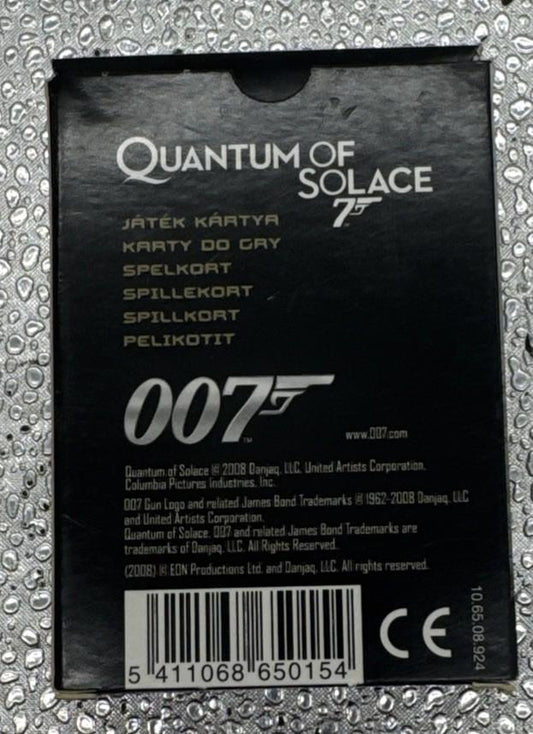 007 Quantum Of Solace Playing Cards – New Sealed 2008 #9471
