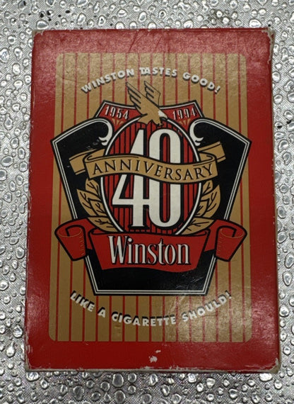 40th Anniversary Winston Playing Cards – New Sealed #9466