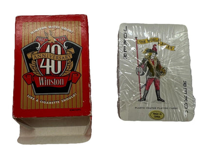 40th Anniversary Winston Playing Cards – New Sealed #9466