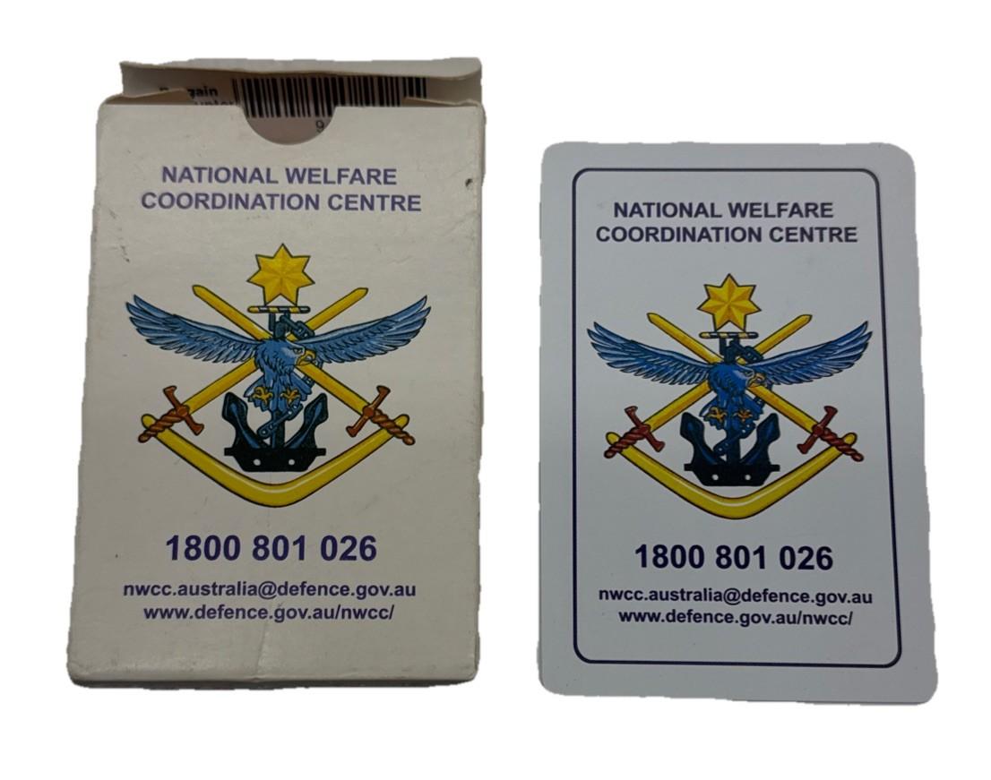 National Welfare Coordination Centre Playing Cards – In Good Condition #9435