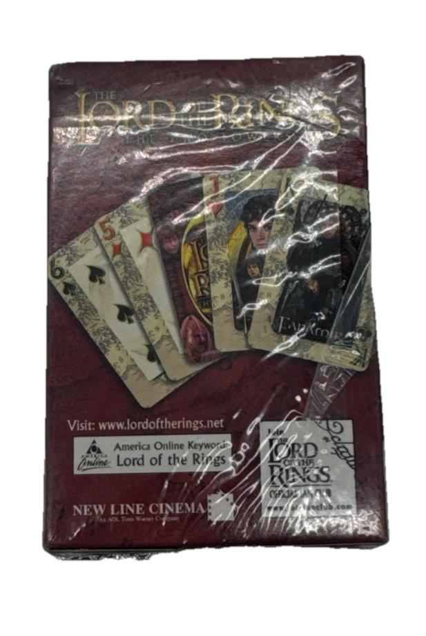 The Lord Of The Rings The Two Towers Playing Cards – New Sealed (damaged) #9488