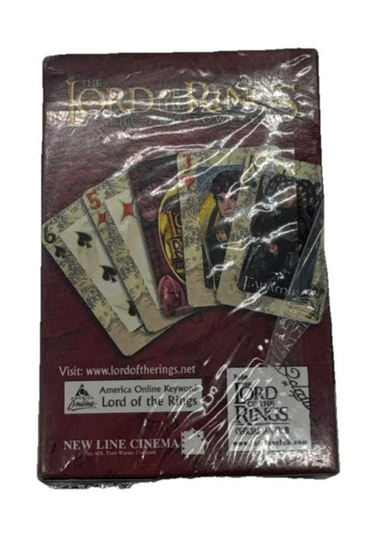 The Lord Of The Rings The Two Towers Playing Cards – New Sealed (damaged) #9488