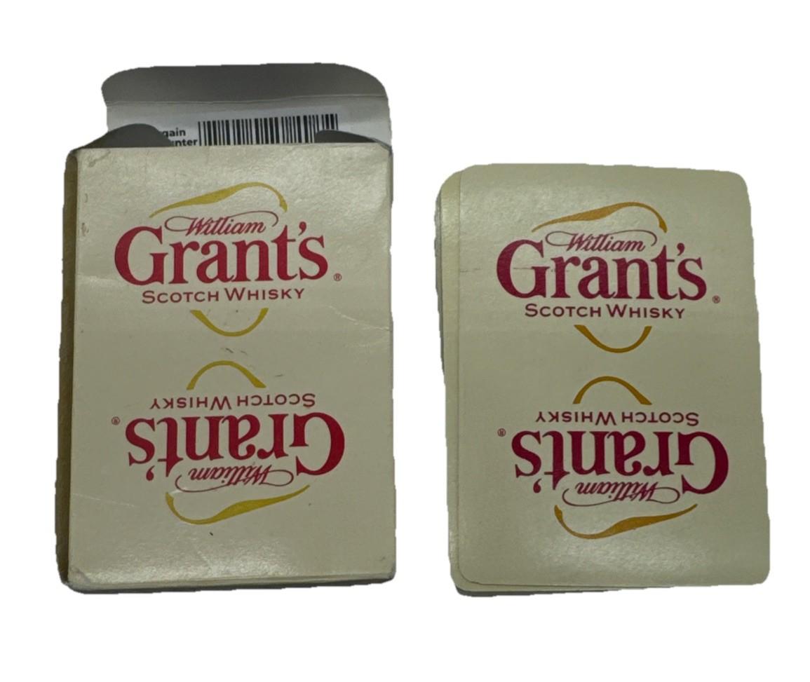 William Grants Scotch Whisky Playing Cards – In OK Cond Some Damage to box #9436