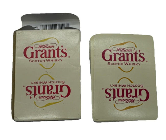 William Grants Scotch Whisky Playing Cards – In OK Cond Some Damage to box #9436