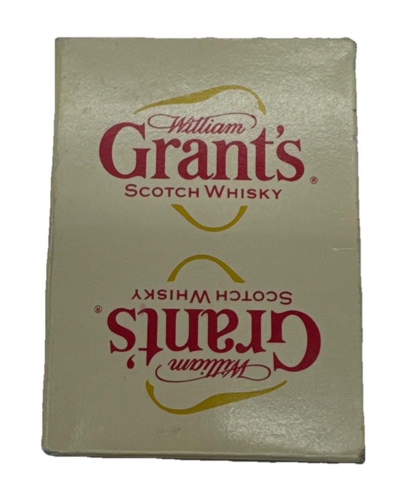 William Grants Scotch Whisky Playing Cards – In OK Cond Some Damage to box #9436