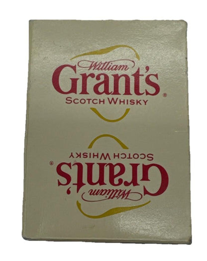 William Grants Scotch Whisky Playing Cards – In OK Cond Some Damage to box #9436