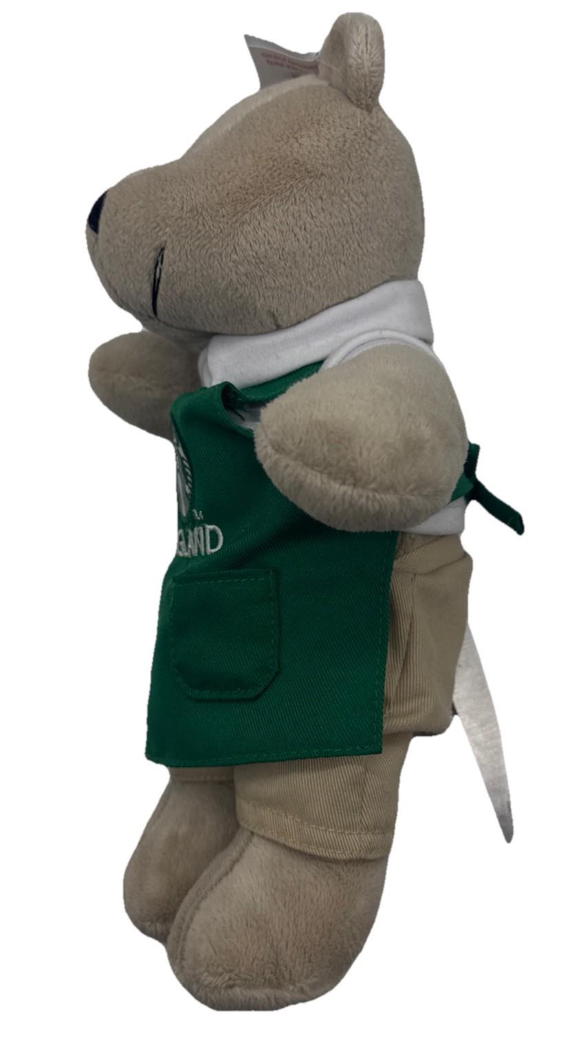 Starbucks Green Teddy Bear England Bearista Bear Plush Toy 25 In Good Cond 9762