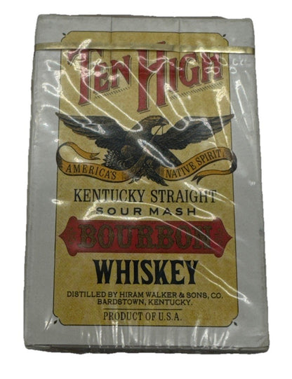 Ten High Bourbon Whiskey Playing Cards – New Sealed  #9468