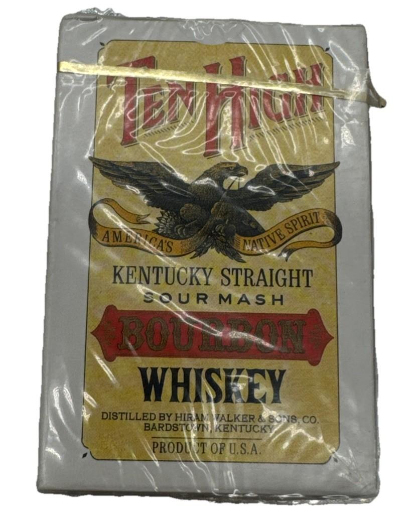 Ten High Bourbon Whiskey Playing Cards – New Sealed  #9468