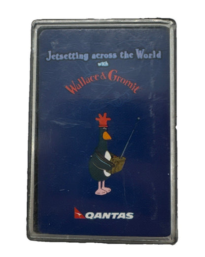 Wallace & Gromit Qantas Airlines Playing Cards – In Good Condition #9464