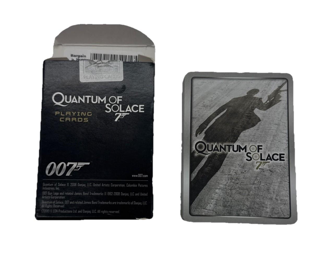 007 Quantum Of Solace Playing Cards – In Good Condition 2008 #9472