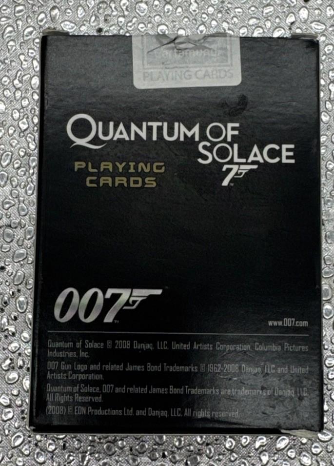 007 Quantum Of Solace Playing Cards – In Good Condition 2008 #9472