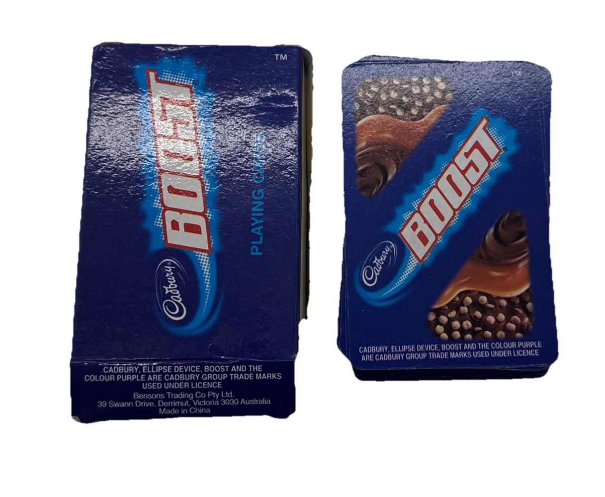 Cadbury Boost Playing Cards – In Good Condition Damage to Box #9467