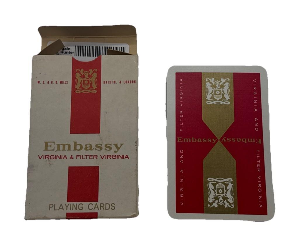Embassy Virgina & Filter Virginia Playing Cards – In Good Condition #9476