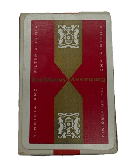 Embassy Virgina & Filter Virginia Playing Cards – In Good Condition #9476