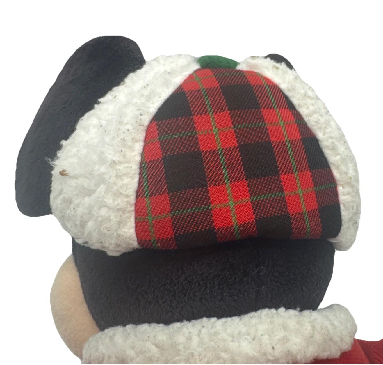 Disney Store Holiday Mickey Mouse Plush 2017 Woodland Small Stains 9990