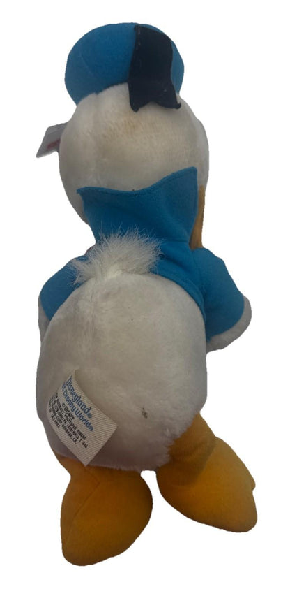 Vintage Disneyland Walt Disney World Donald Duck Plush Toy 30cmSmall Stains 9576