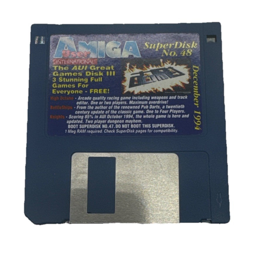 Amiga User International Super Disk No. 48 DEC 94 High Octane Floppy Disk 10156