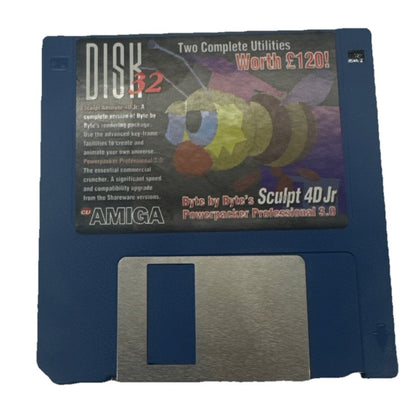 Amiga Super Disk No. 32 Sculpt 4D Jr Floppy Disk In Good Condition 10155
