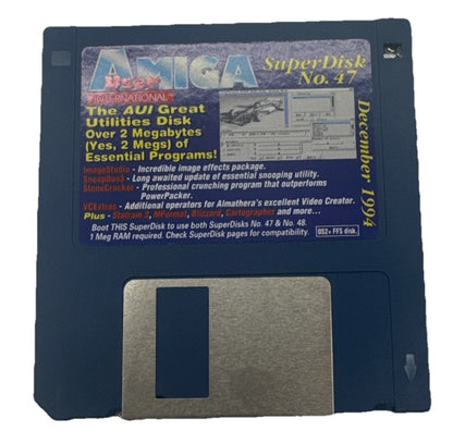 Amiga Super Disk No. 47 December 1994 Floppy Disk In Good Condition 10154