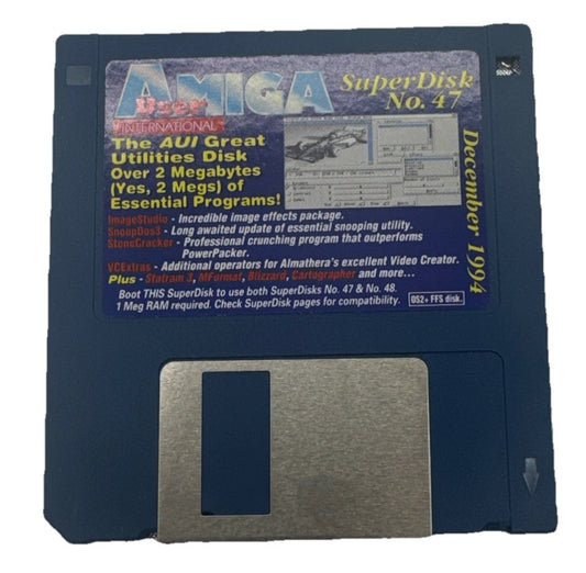 Amiga Super Disk No. 47 December 1994 Floppy Disk In Good Condition 10154