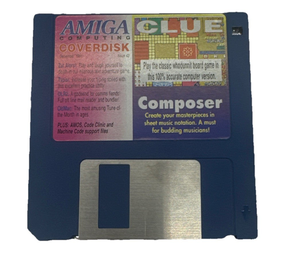 Amiga Super Disk No. 43 Clue December 1991 Floppy Disk In Good Condition 9926