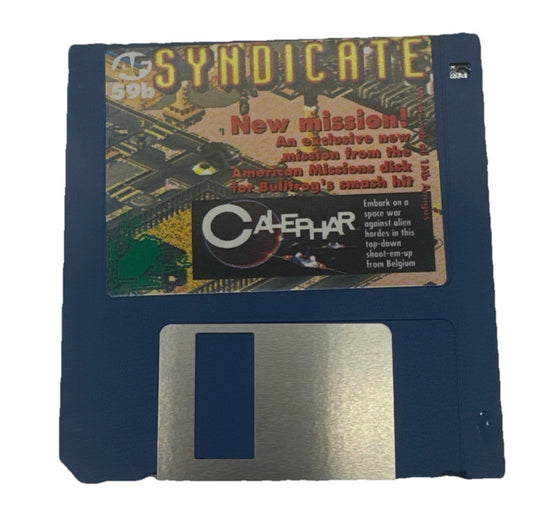 Syndicate New Mission! Floppy Disk In Good Condition 9923
