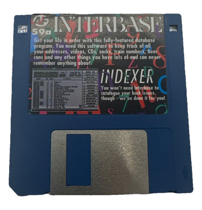 Ixterbase Indexer Floppy Disk In Good Condition 9922