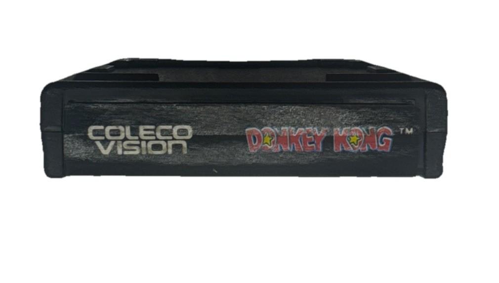 Donkey Kong Coleco Vision Cartridge Label Coming Off In Good Condition 9201