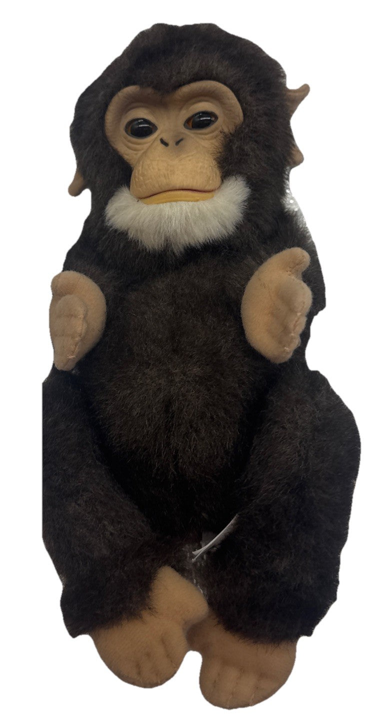 Hasbro Fur Real Furreal Friends Cuddle Chimp Newborn Monkey 8” Tiger Working9456