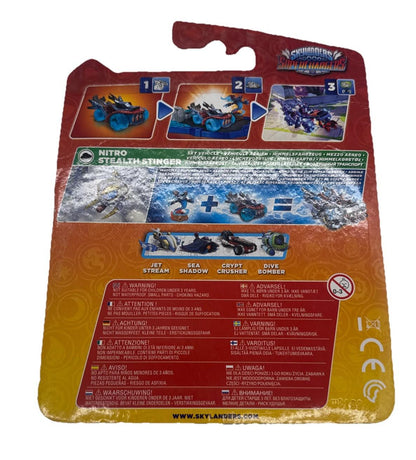 Nitro Steealth Stinger Skylanders SuperChargers Figure New (Damaged Box) 9494