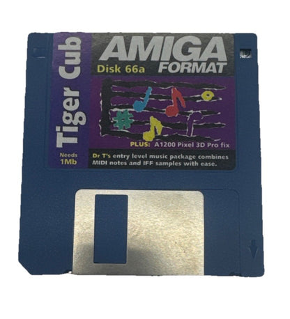 Amiga Format Tiger Cub Floppy Disk In Good Condition 9908