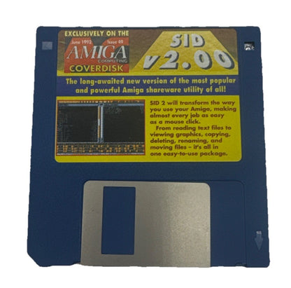 Amiga SID V2.00 Issue 49 Floppy Disk In Good Condition 9914
