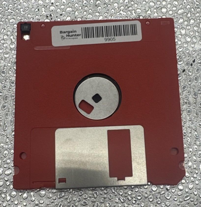 Amiga Computing Cover Disk Bugblaster Floppy Disk In Good Condition 9905